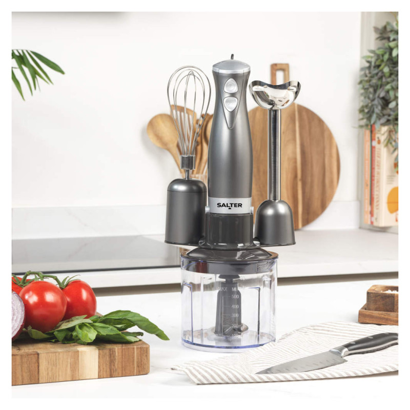 Salter EK2827GUNMETALFVDE  Cosmos 3 in 1  Blender Set