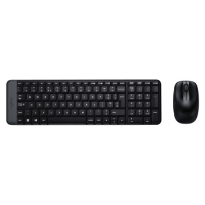 Logitech Klaviatūra + Pele Logitech DT MK220 Bezvadu