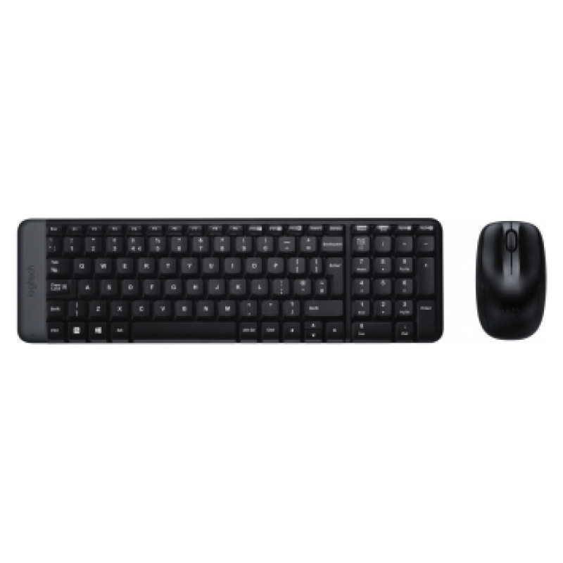 Logitech Klaviatūra + Pele Logitech DT MK220 Bezvadu