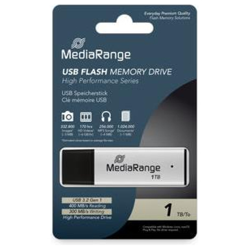 Mediarange MEMORY DRIVE FLASH USB3.2 1TB/MR1905-1 MEDIARANGE