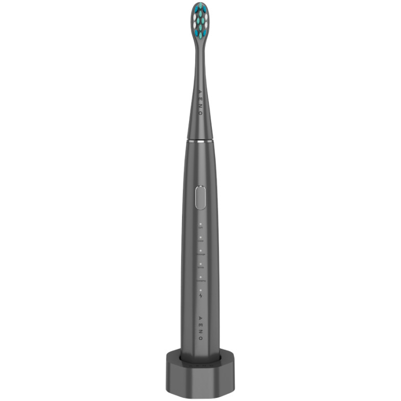 Aeno Wireless Tooth Brush, Grey, 3 Brush Heads, 1400mAh, Function: Soft, Clean, Massage, White, Sweep