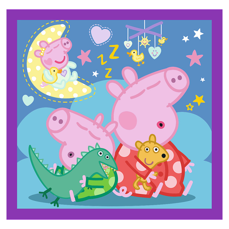Trefl PEPPA PIG Pužļu komplekts 3in1
