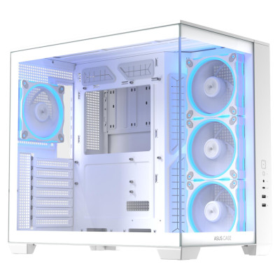 Asus Case|ASUS|ATX/micro ATX/Mini-ITX|White|PC|A32 Plus TG ARGB White|90DC00S3-B19000