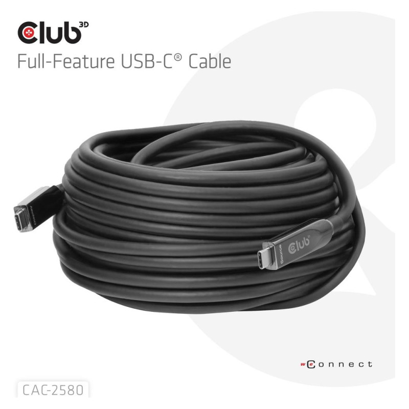 Club3D CABLE USB-C 15M/M/M CAC-2580 CLUB3D