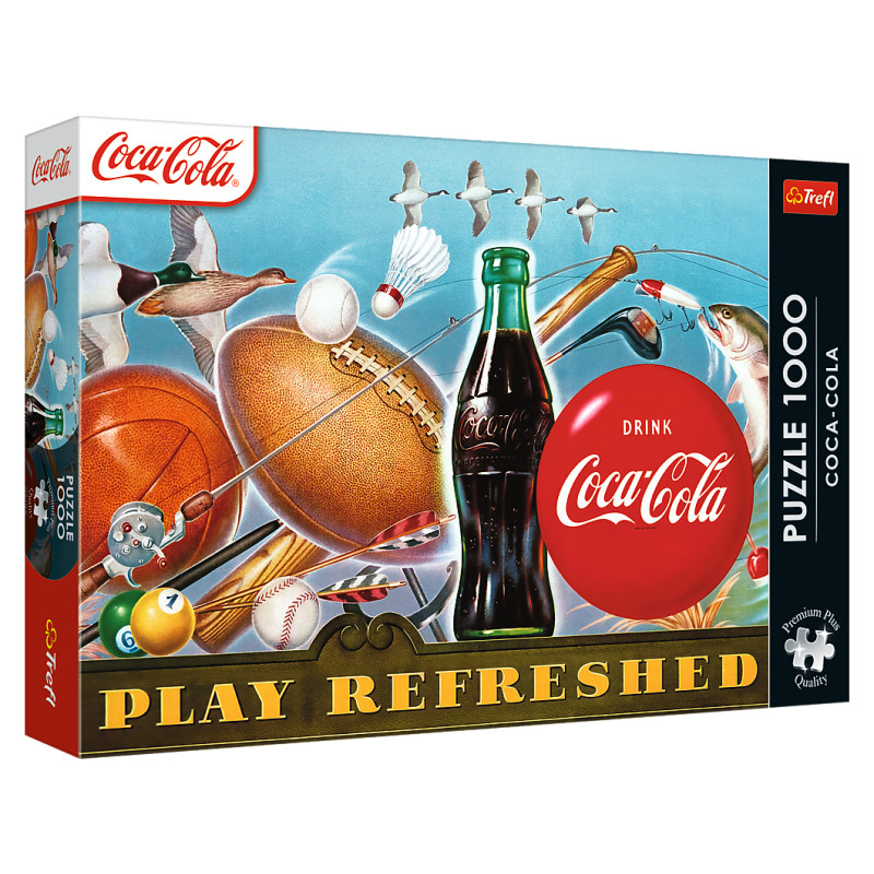 Trefl Premium Plus Puzle Coca-Cola: Play Refreshed, 1000 gab.