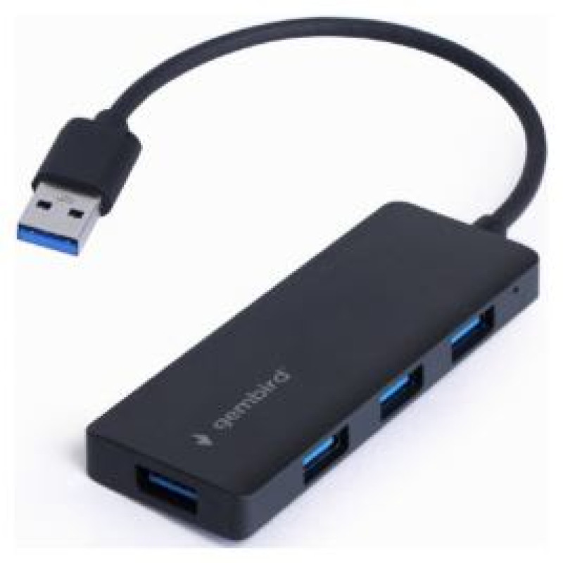 Gembird Hubs Gembird USB 3.1 4-port hub USB 3.1 (Gen 1) Black