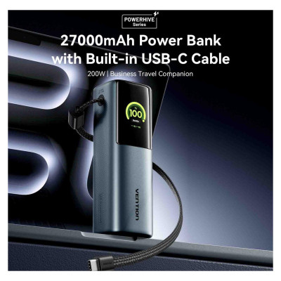 Vention POWER BANK USB 27000MAH 200W/FKGH0 VENTION