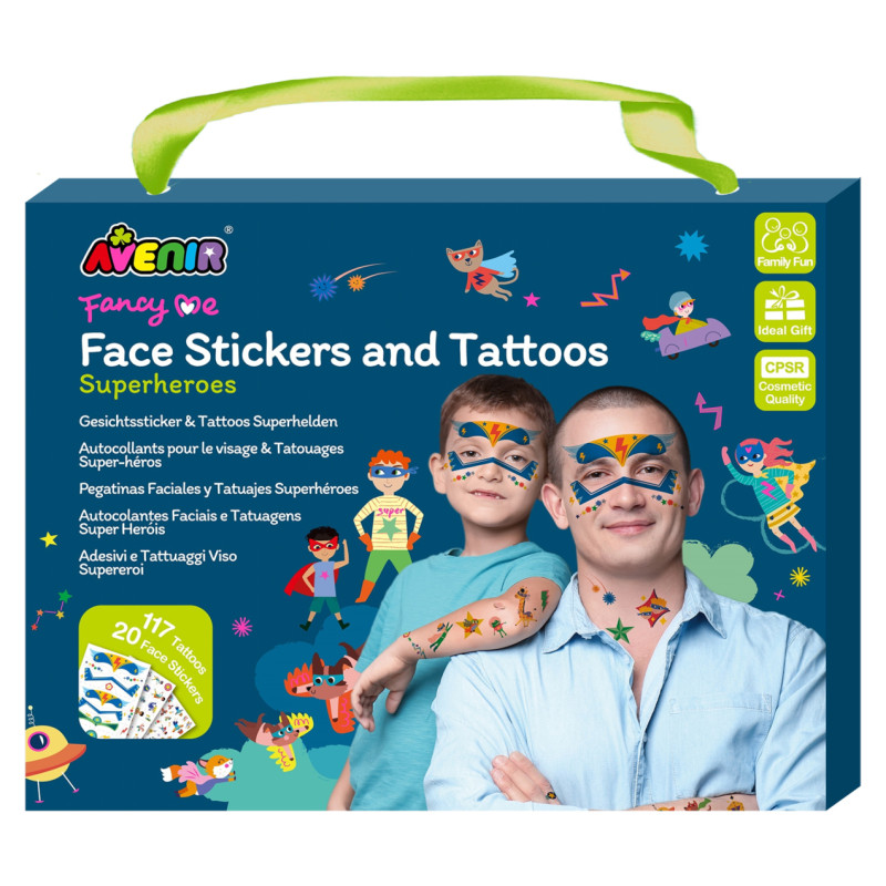 Avenir Sejas uzlīmes un tetovējumi Superheroes