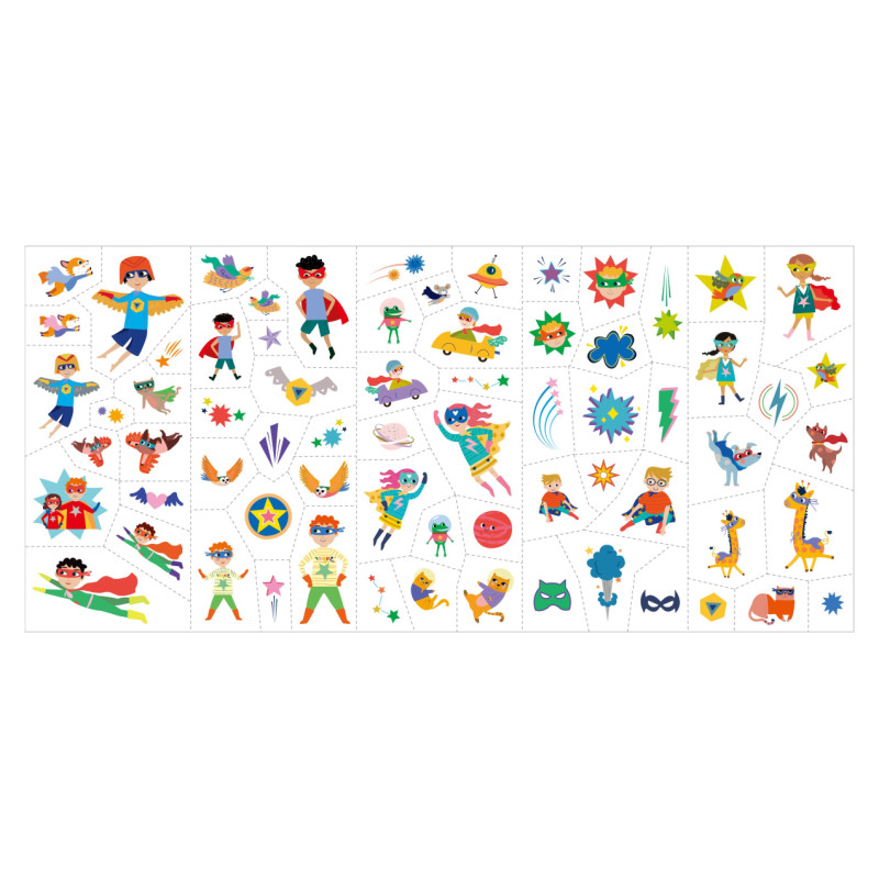 Avenir Sejas uzlīmes un tetovējumi Superheroes