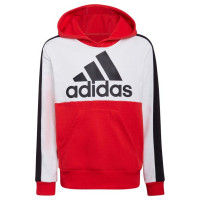 Adidas Colorblock Fleece Hoodie Jr HC5657 sweatshirt (116cm)
