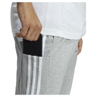 Adidas Essentials Single Jersey Tapered Open Hem 3-Stripes M IC0046 pants (XL)