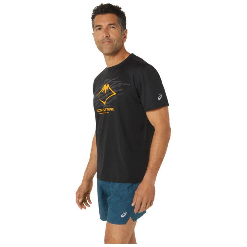 Asics Fujitrail Logo SS Top M 2011C981-001 T-shirt (S)