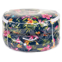 Infantilo Spilvens-pakavs PREMIUM-C "BOHO NAVY BLUE" (110) [A]