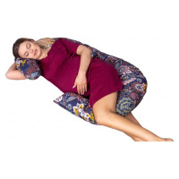 Infantilo Spilvens-pakavs PREMIUM-C "BOHO NAVY BLUE" (110) [A]