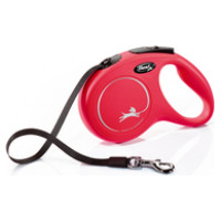 Flexi New Classic XS 3m red (lente) - pavada suņiem