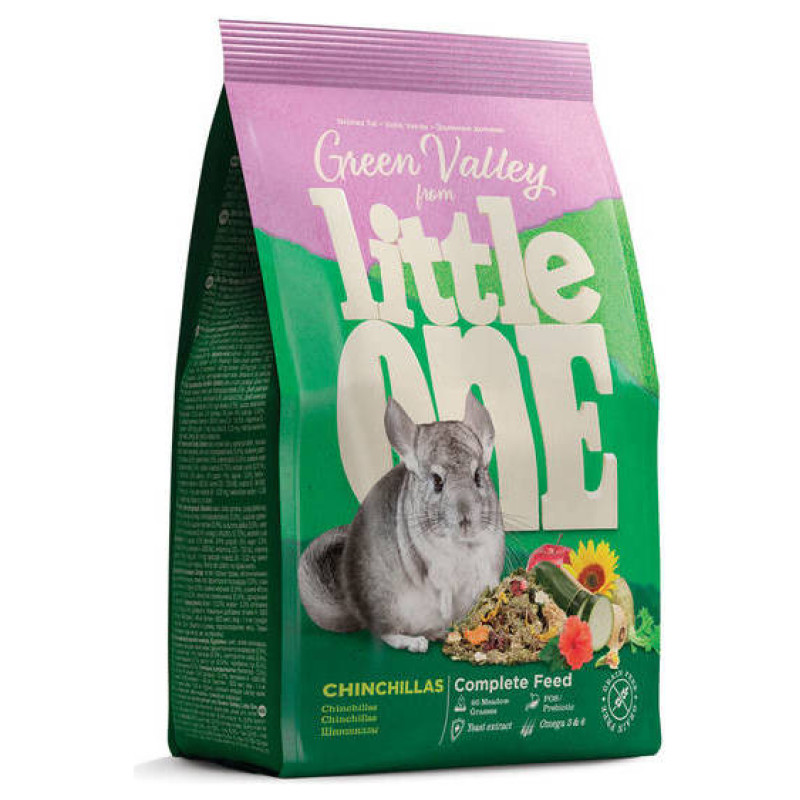 Mealberry Little One "Green valley" Food for chinchillas 750 g - barība &scaron;in&scaron;illām