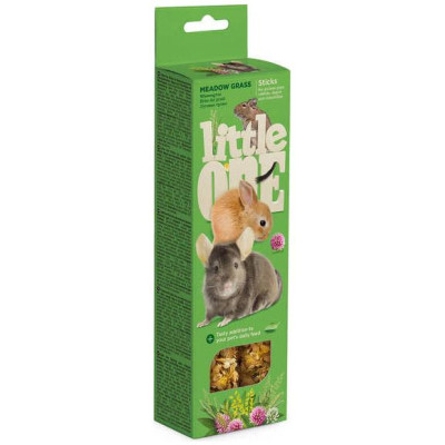 Mealberry Little One Sticks for guinea pigs, rabbits and chinchillas with meadow grass 2х55 g in box