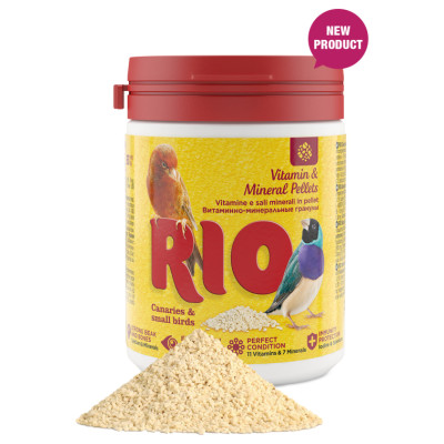 Mealberry RIO Vitamin and mineral pellets 120 g - papildbarība putniem