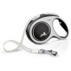 Flexi New Comfort L lente 8 m, black - pavada suņiem