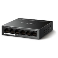Mercusys Switch|MERCUSYS|Desktop/pedestal|6x10Base-T / 100Base-TX|PoE+ ports 4|MS106LP