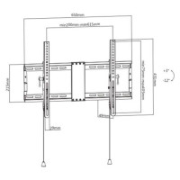 Gembird TV SET ACC WALL MOUNT 37-80"/WM-80T-01 GEMBIRD