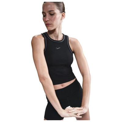 Nike Dri-Fit One Fit Crop T-Shirt W IB7886 010 (XS)