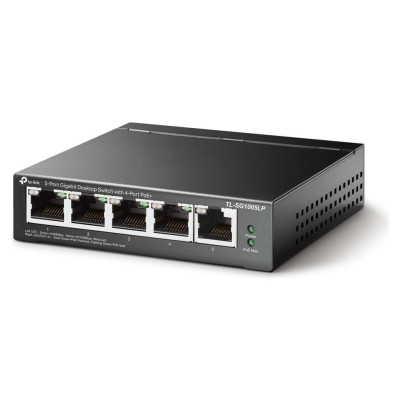 Tp-Link Switch|TP-LINK|Desktop/pedestal|5x10Base-T / 100Base-TX / 1000Base-T|PoE ports 1|TL-SG1005LP