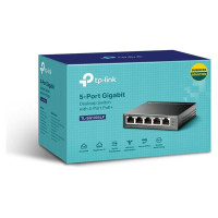 Tp-Link Switch|TP-LINK|Desktop/pedestal|5x10Base-T / 100Base-TX / 1000Base-T|PoE ports 1|TL-SG1005LP