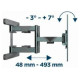 Gembird TV SET ACC WALL MOUNT 40-80"/WM-80ST-01 GEMBIRD