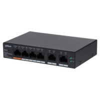 Dahua Switch|DAHUA|CS4006-4GT-60|Type L2|Desktop/pedestal|PoE ports 4|60 Watts|DH-CS4006-4GT-60