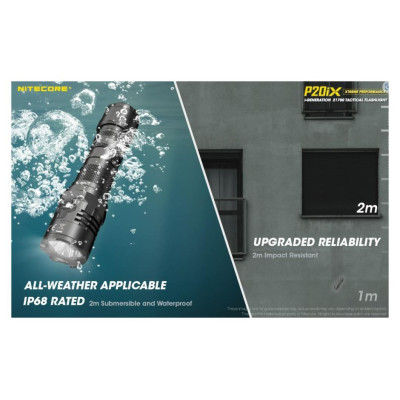 Nitecore FLASHLIGHT PRECISE SERIES/4000 LUMENS P20IX NITECORE