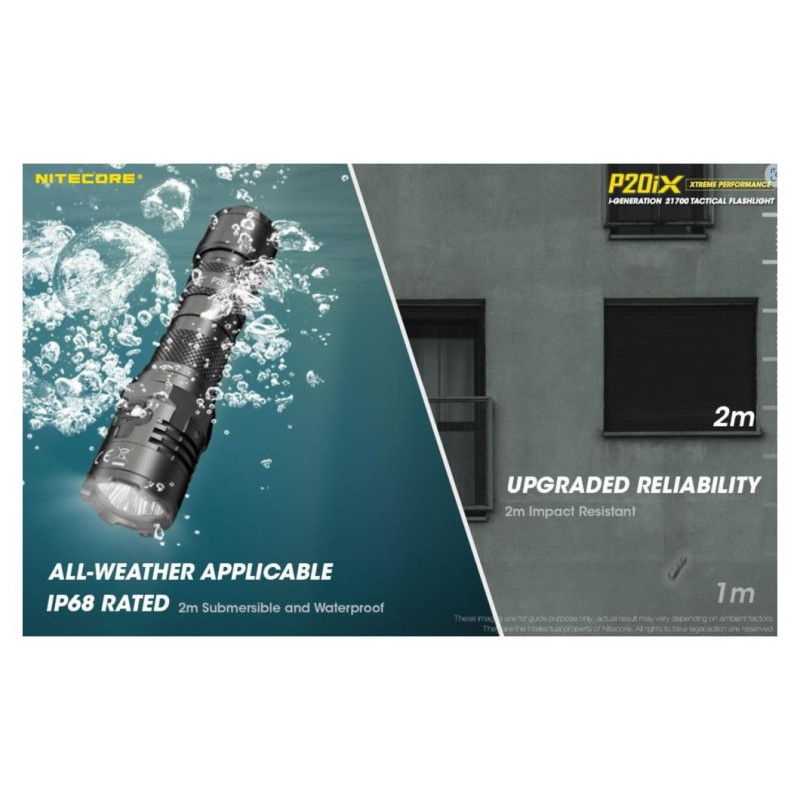 Nitecore FLASHLIGHT PRECISE SERIES/4000 LUMENS P20IX NITECORE