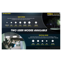 Nitecore FLASHLIGHT PRECISE SERIES/4000 LUMENS P20IX NITECORE