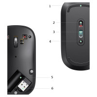 Ugreen handy wireless mouse USB green (MU001)