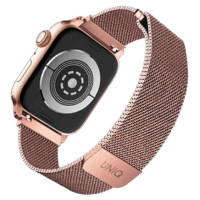 Uniq Dante Stainless Steel Strap for Apple Watch 1/2/3/4/5/6/7/8/SE/SE2 38/40/41mm - Rose Gold