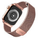 Uniq Dante Stainless Steel Strap for Apple Watch 1/2/3/4/5/6/7/8/SE/SE2 38/40/41mm - Rose Gold