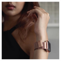 Uniq Dante Stainless Steel Strap for Apple Watch 1/2/3/4/5/6/7/8/SE/SE2 38/40/41mm - Rose Gold
