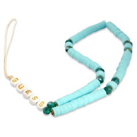 Guess pendant GUSTPEARP Phone Strap blue/blue Heishi Beads