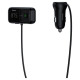 Baseus Wireless Bluetooth FM transmitter with charger Baseus S-16 (Overseas edition) - black