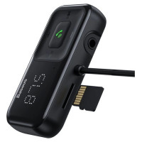 Baseus Wireless Bluetooth FM transmitter with charger Baseus S-16 (Overseas edition) - black
