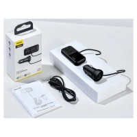 Baseus Wireless Bluetooth FM transmitter with charger Baseus S-16 (Overseas edition) - black