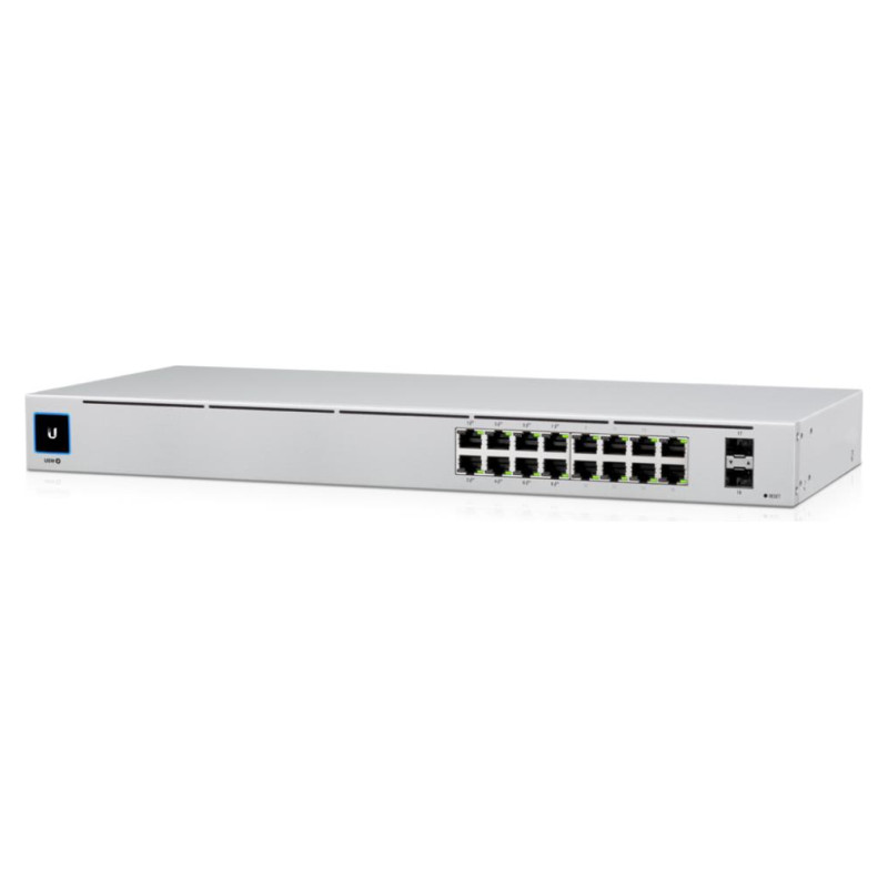 Ubiquiti Switch|UBIQUITI|USW-16-POE|Type L2|Desktop/pedestal|Rack|16x10Base-T / 100Base-TX / 1000Base-T|2xSFP|PoE ports 16|PoE+ ports 8|18 Watts|USW-16-POE