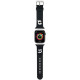 Karl Lagerfeld 3D Rubber Karl&Choupette Heads strap for Apple Watch 42/44/45/49mm - black