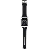 Karl Lagerfeld 3D Rubber Karl&Choupette Heads strap for Apple Watch 42/44/45/49mm - black