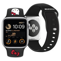 Hello Kitty Silicone Kitty Head strap for Apple Watch 38/40/41mm - black