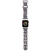 Hello Kitty Silicone Heads & Stripes Strap for Apple Watch 38/40/41mm - Black