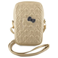 Hello Kitty Quilted Bows Strap bag - gold