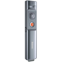 Baseus Orange Dot Wireless Presentation Laser Pointer - Gray (without batteries)