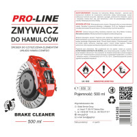 Pro-Line Brake and braking system cleaner PRO-LINE spray 500 ml