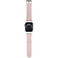 Karl Lagerfeld 3D Rubber Karl&Choupette Heads strap for Apple Watch 42/44/45/49mm - pink